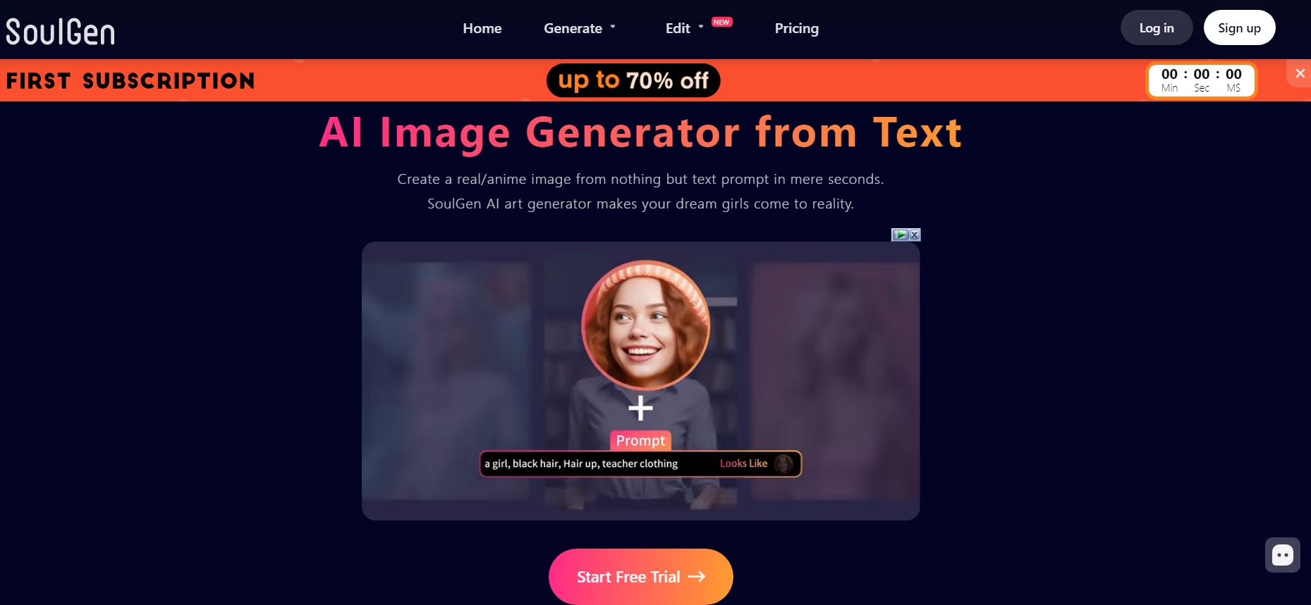 SoulGen AI: Free AI Image Generator - AI Tools List - Saeed Ai Tools